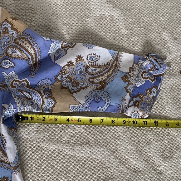 JM Collection 100% linen top - Picture 9 of 15